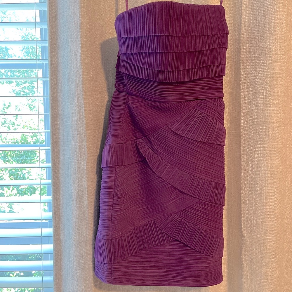Purple mini dress